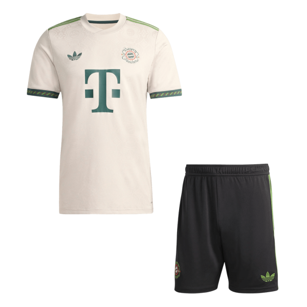 Bayern Munich Tröja ställ 2025/26 Beige