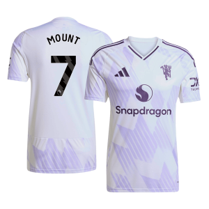 Manchester United Tröja MOUNT #7 2025/26 Borta Vit