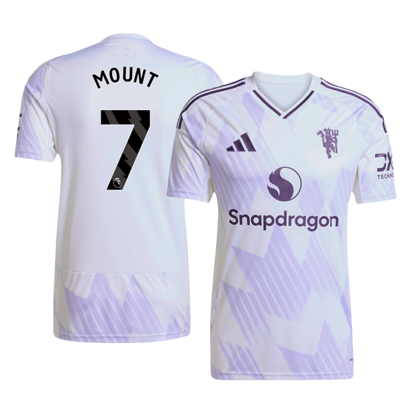 Manchester United Tröja MOUNT #7 2025/26 Borta Vit