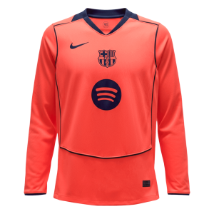 Barcelona Tröja 2025/26 Långärmad Orange