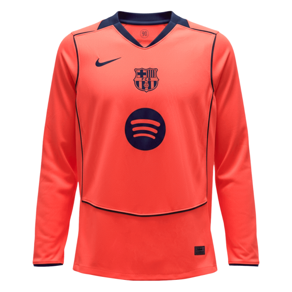 Barcelona Tröja 2025/26 Långärmad Orange