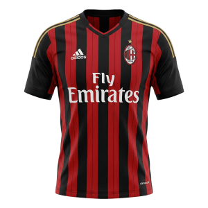 AC Milan Hemmatröja 2013/14 Retro
 Röd & Svart