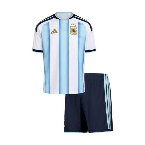 Argentina Tröja 2025/26 Hemmaställ Blue&White Barn - World Cup 2026