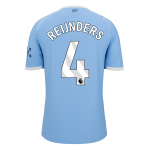 REIJNDERS #4 Manchester City Tröja 2025/26 Hemma Premium Blå